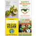 Plants Taste Better, Happy Healthy Gut, BOSH! How to Live Vegan & Plant Based Cookbook For Beginners 4 Books Collection Set - The Book Bundle