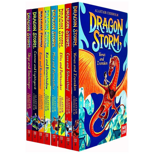 Dragon Storm Series Collection 8 Books Set By Alastair Chisholm (Tomás and Ironskin, Cara and Silverthief) - The Book Bundle