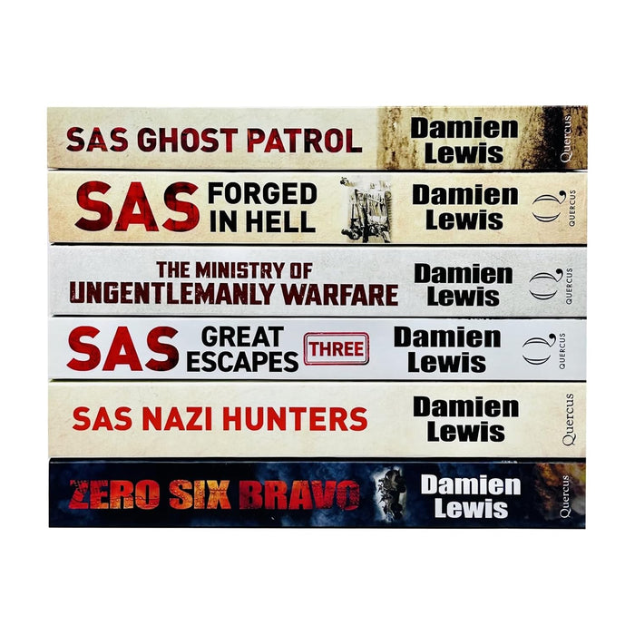 Damien Lewis 6 Books Collection Set SAS Forged in Hell, The The Ministry of Ungentlemanly Warfare - The Book Bundle