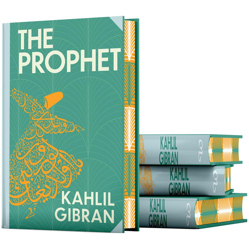 Cover of The Prophet by Kahlil Gibran, Wilco Classics Sprayed Edge Premium edition, featuring a vibrant, artistic book cover design.