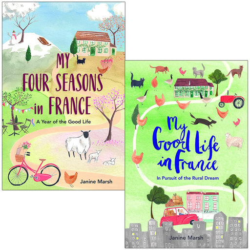 Janine Marsh Collection 2 Books Set (My Four Seasons in France, My Good Life in France) - The Book Bundle