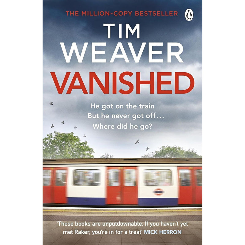 Tim Weaver David Raker Missing Persons book collection set, paperback series by Penguin featuring three novels in the series.