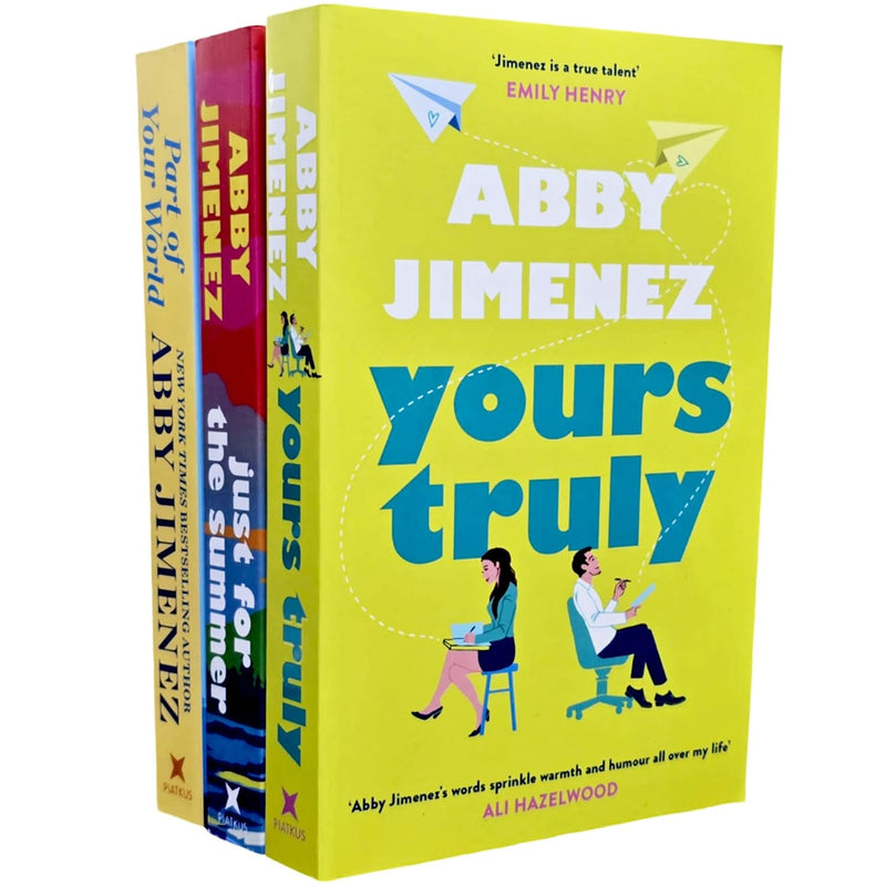 Part Your World, Yours Truly & Just For Summer 3 Books Collection Set By Abby Jimenez - Fiction - Paperback