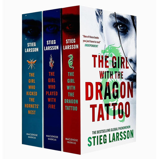 Millennium Series 3 Books Collection Set by Stieg Larsson (Books 1 - 3) (The Girl With the Dragon Tattoo, The Girl Who Played with Fire & The Girl Who Kicked the Hornets Nest) - The Book Bundle