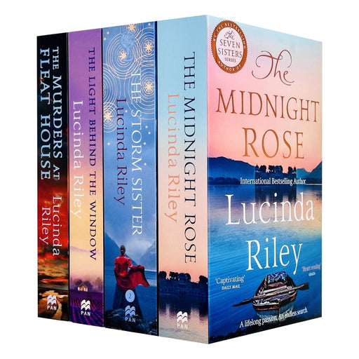 Lucinda Riley 4 books Set (The Light Behind The Window,The Storm Sister,The Midnight Rose,The Murders At Fleat House) - The Book Bundle