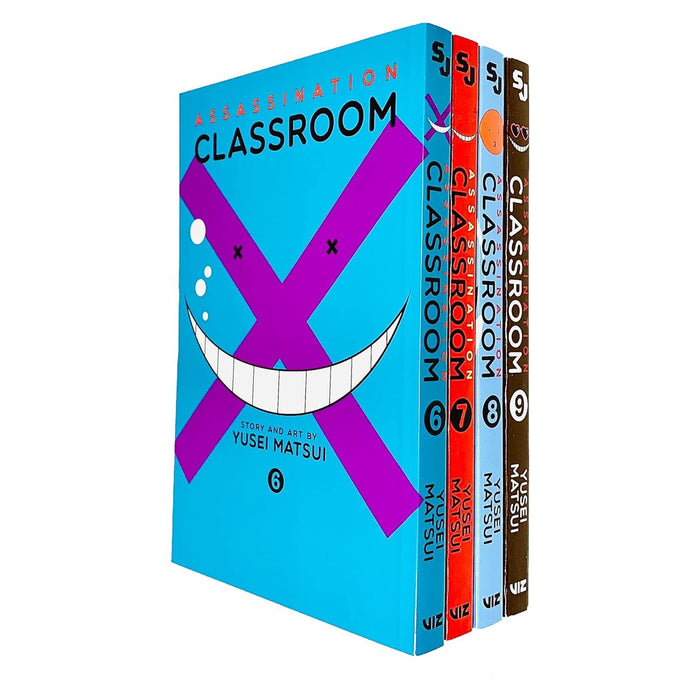 Assassination Classroom Series Volume 6 7 8 9 Collection 4 Books Set By Yusei Matsui - The Book Bundle