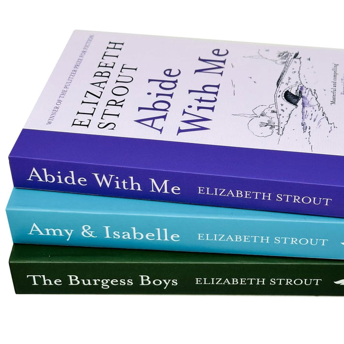 Elizabeth Strout Collection 3 Books Set (Amy & Isabelle, Abide With Me, The Burgess Boys) - The Book Bundle