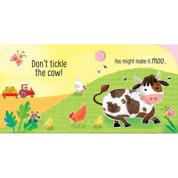 Don't Tickle the Cow! (DON'T TICKLE Touchy Feely Sound Books) - The Book Bundle