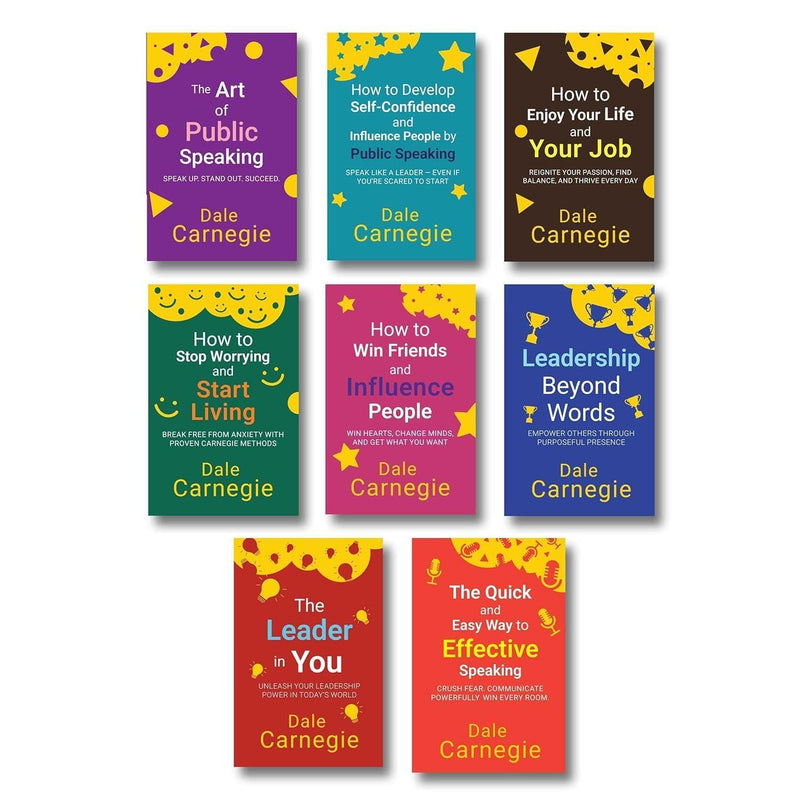 The Ultimate Dale Carnegie 8 Book Collection Box Set (Leadership Beyond Words, The Leader in You, The Art of Public Speaking & More) - The Book Bundle