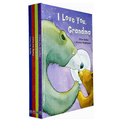 Jillian Harker Collection 4 Books Set (I Love You Grandad, I Love You Grandma, I Love You Mummy, I Love You Daddy) - The Book Bundle