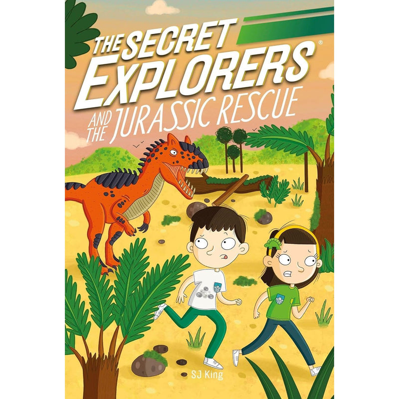 The Secret Explorers 8-book collection set by SJ King, paperback fiction books with colorful covers and adventure themes.