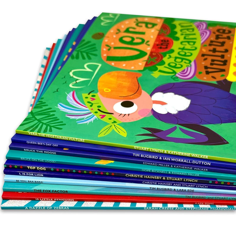 Amazing Animal Bundle 10 Books Collection Set Vera the Vegetarian Vulture, Queen Bee's Day Off - Fiction - Paperback