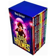 Enola Holmes 9-book collection set by Nancy Springer, featuring detective adventures with Enola Holmes, published by Hot Key Books Ltd.