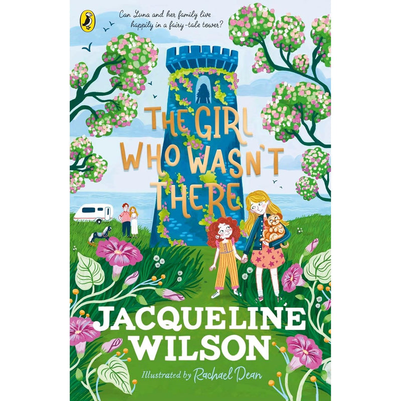 Set of five Jacqueline Wilson Puffin books including The Primrose Railway Children and Project Fairy, featuring colorful cover art.