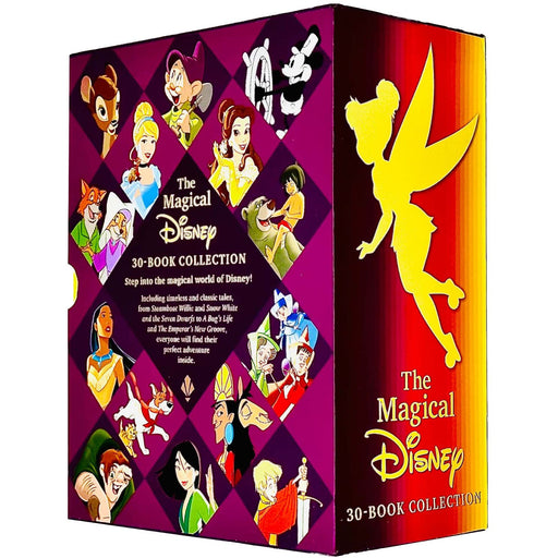 The Magical Disney 30 Books Collection Deluxe Boxed Set (Steamboat Willie,Snow White and the Seven Dwarfs) - The Book Bundle