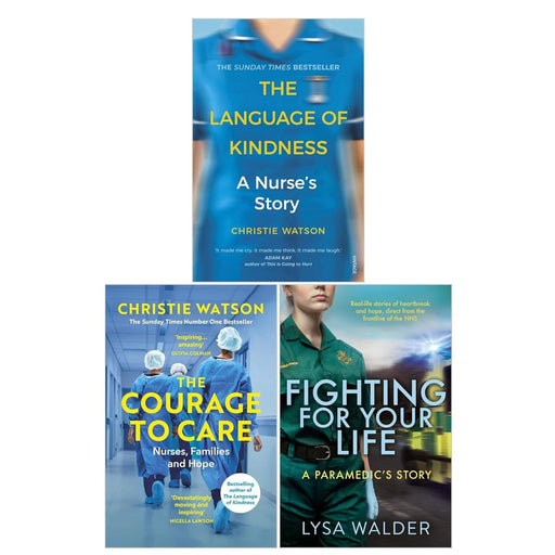 The Language of Kindness, The Courage to Care and Fighting For Your Life 3 Books Collection Set - The Book Bundle