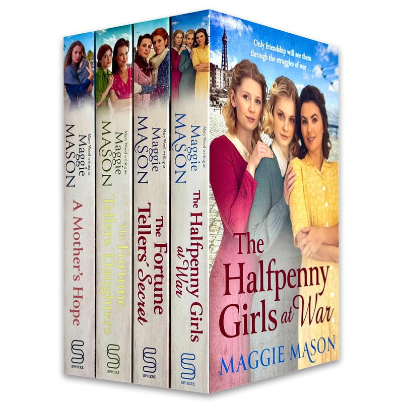 The Halfpenny Girls At War & Fortune Tellers 4 Books Collection Set By Maggie Mason - Fiction - Paperback