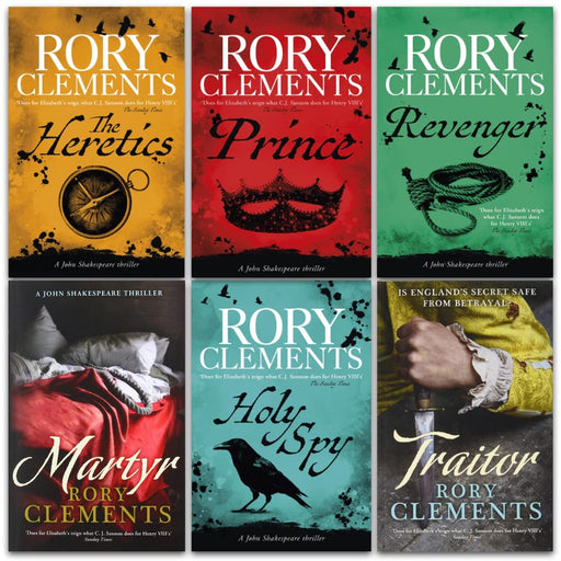 Rory Clements John Shakespeare Series: 6-Book Collection Set - The Book Bundle