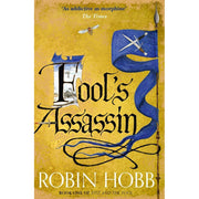 Set of three Robin Hobb Fitz and the Fool series books by HarperVoyager, featuring colorful fantasy book covers.