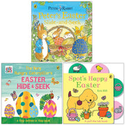 Easter Hide-and-Seek Collection 3 Books Set (The Peter Rabbit, The Very Hungry Caterpillar's Easter and Spot's Happy Easter) - The Book Bundle