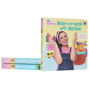 Ms Rachel Early Learning 3 Books collection set by Ladybird UK, non-fiction board books for young children.