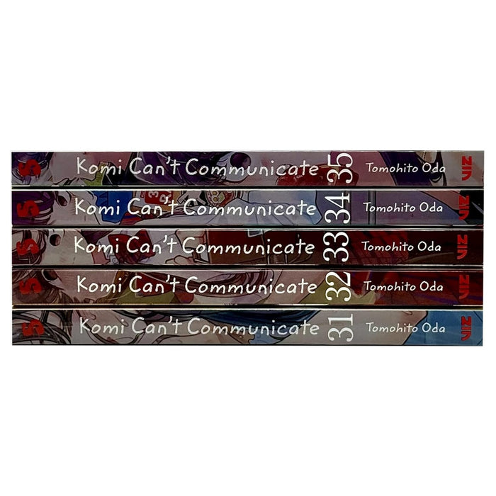 Komi Can't Communicate Vol 31-35 Collection 5 Books Set By Tomohito Oda - The Book Bundle
