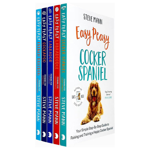 Steve Mann Easy Peasy Collection 5 Books Set (Cocker Spaniel, Labradoodle) - The Book Bundle