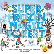 Set of seven Super Happy Magic Forest paperback books by Matty Long, featuring colorful forest characters and whimsical illustrations.