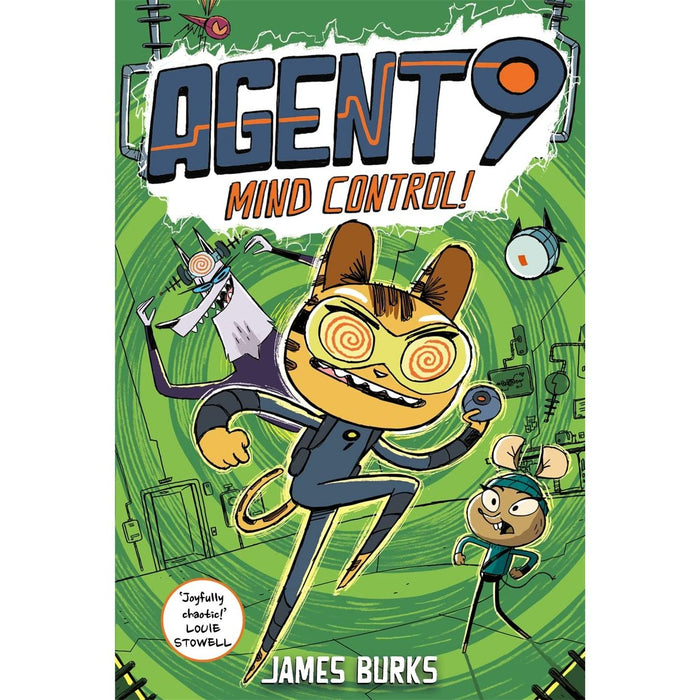Agent 9 Series 2 books Set By  James Burks (Mind Control!: & Flood-a-geddon!) - The Book Bundle