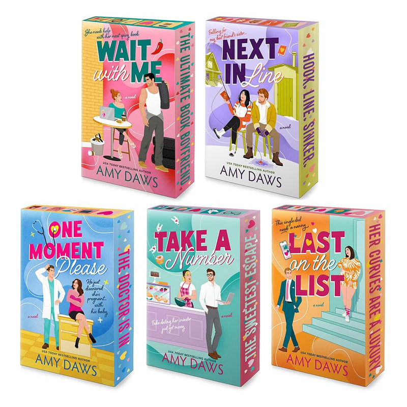 Wait With Me Complete Series 5 Books Collection Set by Amy Daws - Fiction - Paperback