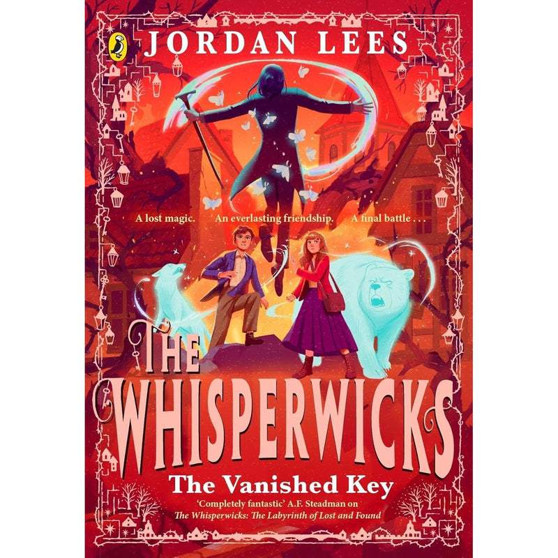 Set of The Whisperwicks Series 3 books by Jordan Lees, fiction paperback collection featuring colorful cover art.