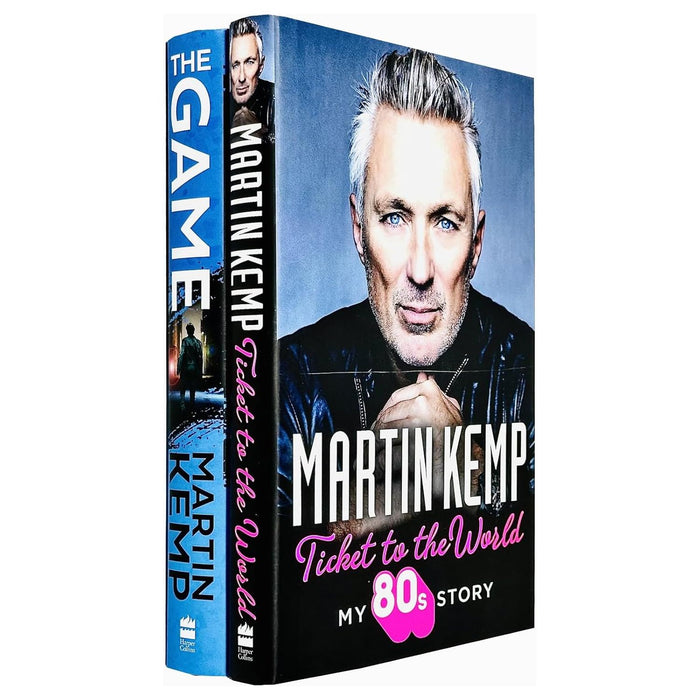 Martin Kemp Collection 2 Books Set (The Game & Ticket to the World) - The Book Bundle