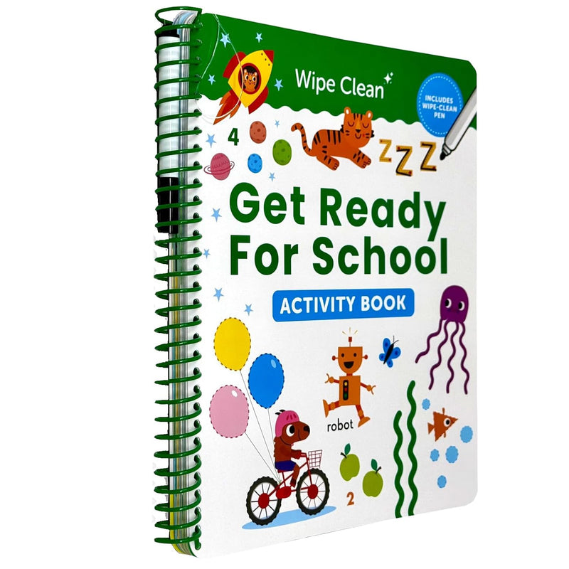 Wipe Clean Early Learning Activity 4 Books Collection Set - Fiction - Paperback