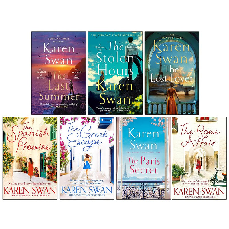 The Last Summer, The Stolen Hours, The Lost Lover 7 Books Collection Set By Karen Swan - Fiction - Paperback