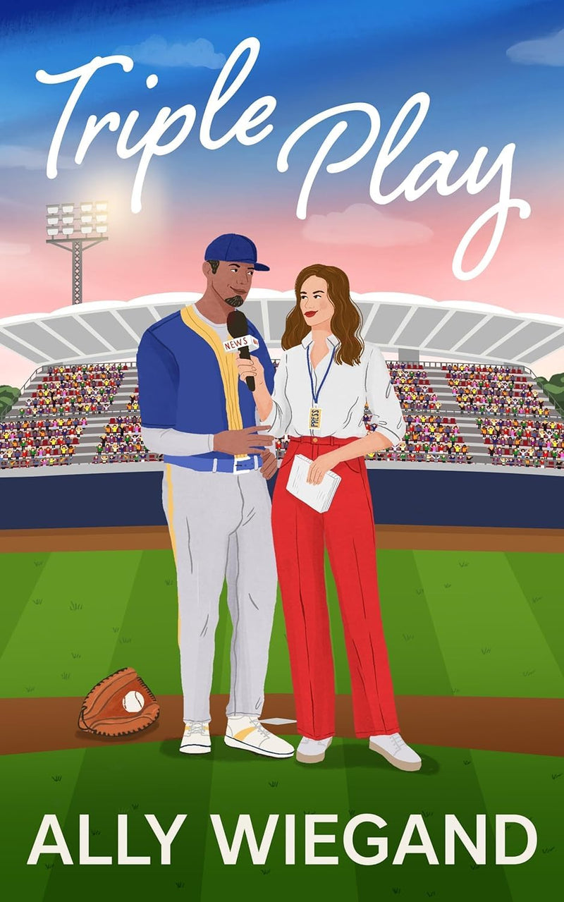 Chicago Heartbreakers Series 3 books by Ally Wiegand, including First Base, Going for Two, and Triple Play, published by Embla Books.