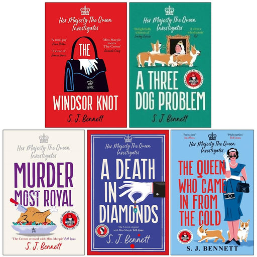 Her Majesty the Queen Investigates Series 5 Books Collection Set By SJ Bennett (The Windsor Knot, A Three Dog Problem) - The Book Bundle