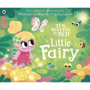 Six-board book collection of Ten Minutes to Bed by Rhiannon Fielding, featuring colorful illustrations for children aged 2 to 5.