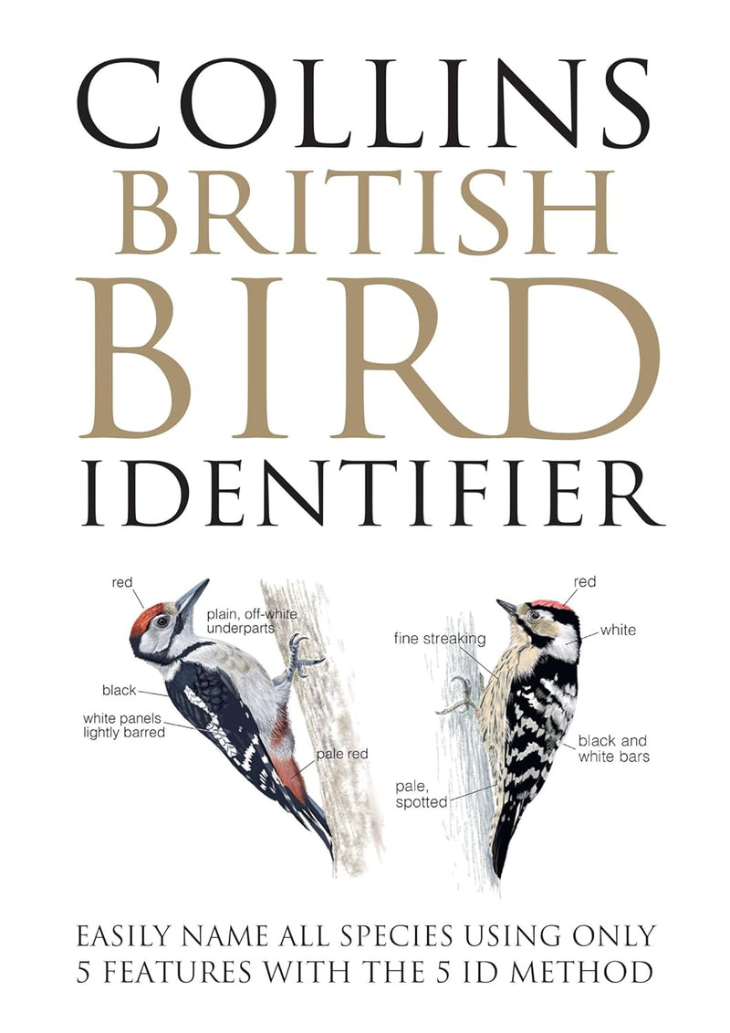 Collins British Bird Identifier, RSPB Pocket Garden Birdwatch - 3 Books Collection Set - Non Fiction - Mixed Format