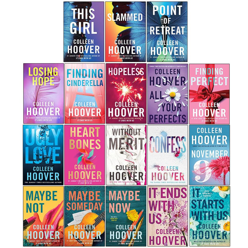 It Ends With Us & Ugly Love 18 Books Collection Set by Colleen Hoover - Fiction - Paperback