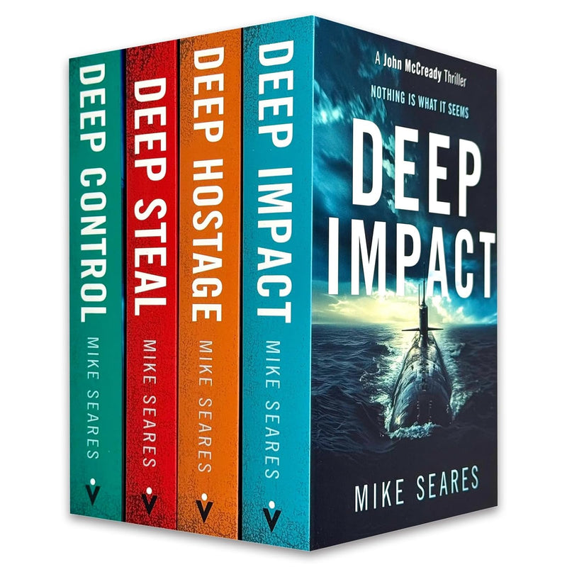 John McCready Thriller Series 4 Books Collection Set By Mike Seares - Fiction - Paperback