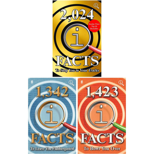 QI Quite Interesting Facts Series 3 Books Collection Set (1,342 QI Facts To Leave You Flabbergasted) - The Book Bundle