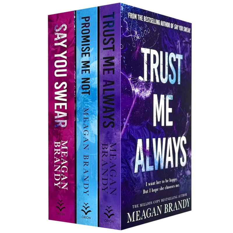 Boys of Avix Series by Meagan Brandy, three paperback fiction books collection set, featuring colorful covers and titles.