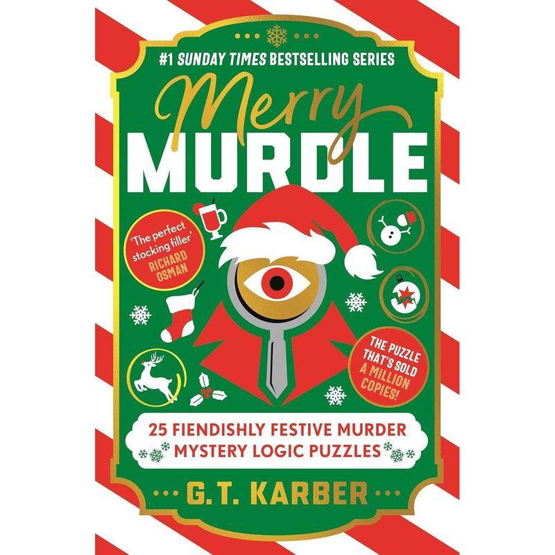 Murdle Puzzle Series 5 books collection set by G. T. Karber, fiction paperback series, featuring colorful book covers.