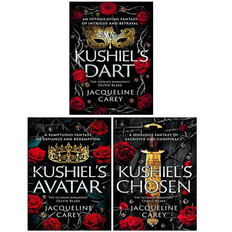 Kushiel's Legacy Series 3 Books Collection Set by Jacqueline Carey (Kushiel's Dart, Kushiel's Chosen, Kushiel's Avatar) - The Book Bundle