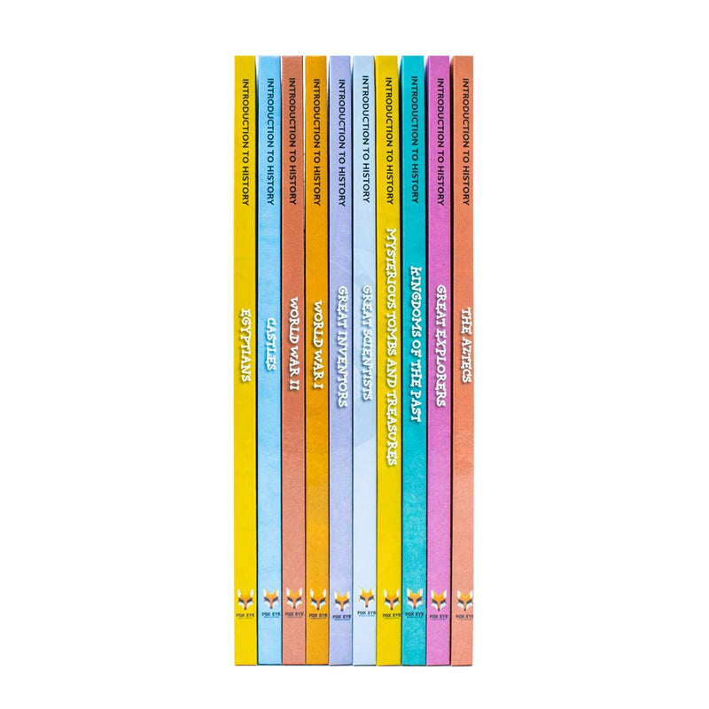 Children Introduction To History For Beginners (Series 2) 10 Hardback Book Collection Set (The Aztecs, Castles, Egyptians, Great Explorers) - The Book Bundle