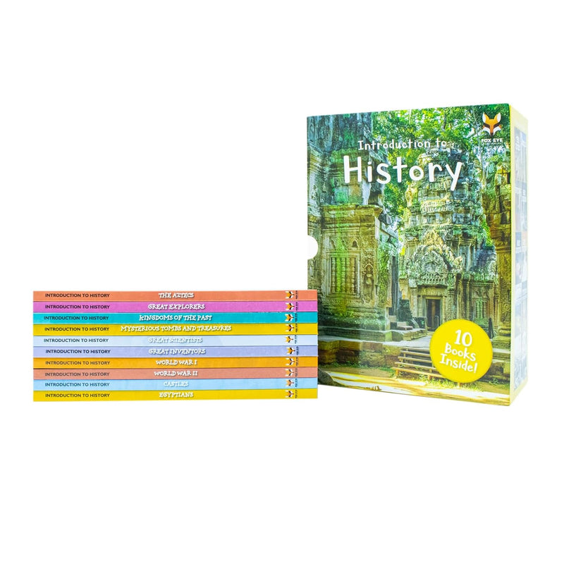 Children Introduction To History For Beginners (Series 2) 10 Hardback Book Collection Set (The Aztecs, Castles, Egyptians, Great Explorers) - The Book Bundle
