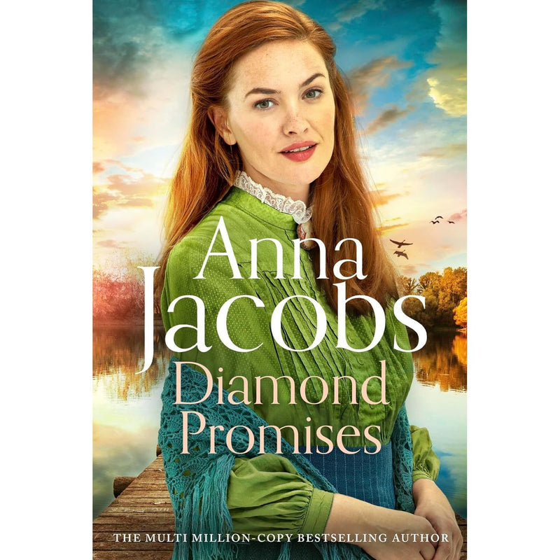 Jubilee Lake Series 3 Books Collection Set by Anna Jacobs (Silver Wishes, Golden Dreams, Diamond Promises)