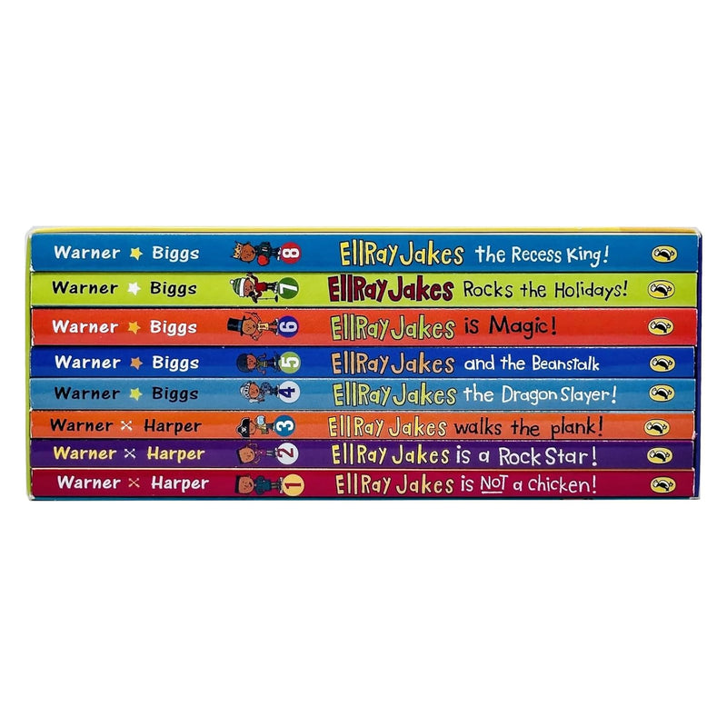 EllRay Jakes Series 8 Books Collection Box Set By Sally Warner Dragon Slayer, Rock Star, Magic - The Book Bundle