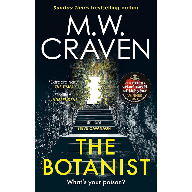 M. W. Craven Washington Poe Series 4 Books Collection Set (The Puppet Show,The Curator, The Botanist,  Dead Ground) - The Book Bundle