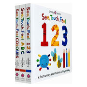 See, Touch, Feel a First Sensory Book Collection 3 Books Set(See, Touch, Feel 123,See, Touch, Feel ABC & See, Touch, Feel Colours) - The Book Bundle
